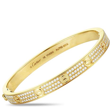 18k cartier bracelet|cartier 18k gold bracelet price.